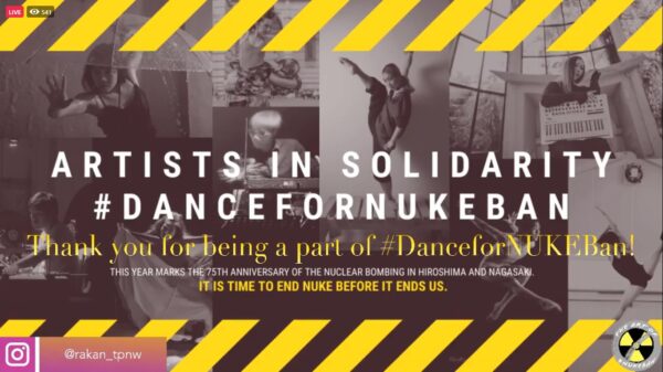 Rakan TPNW与Tarinao Malaysia联合呈献了 “反核舞起”线上舞蹈艺术表演