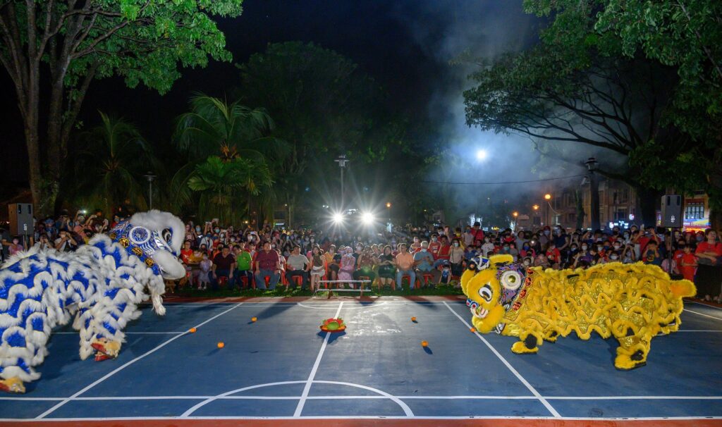 SGM Presents Lion Dance Performance at Chinese New Year Gathering