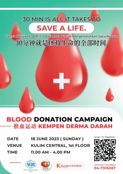 Kedah blood donation