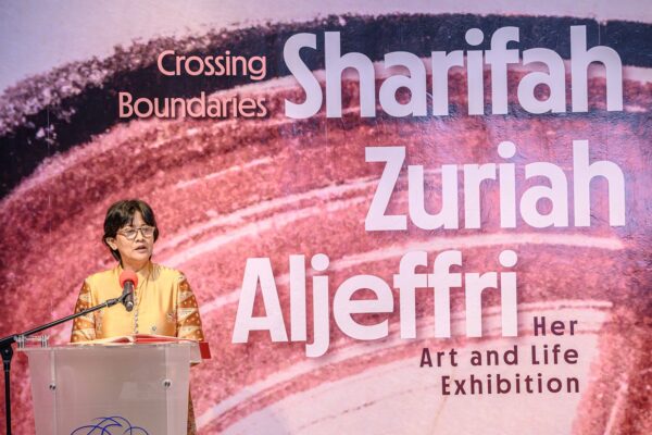 Sharifah Zuriah exhibition opening